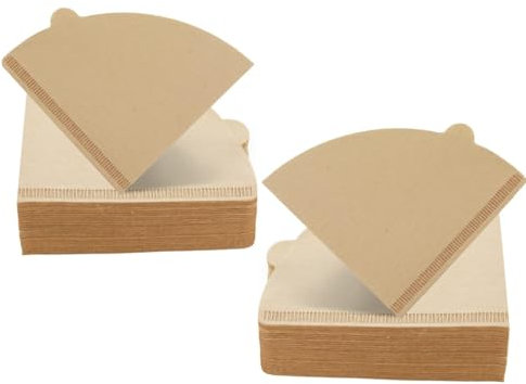 GYWHOOFT Filtro de papel para café, no blanqueado, natural, filtros de papel para café para filtros de mano