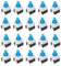 OTOTEC Lot de 20 Interrupteurs à Bouton-poussoir Tactiles 7x7 Mm Autobloquants Micro-interrupteurs à 6 Broches DPDT Mini-interrupteur à Bouton-poussoir Puissance Nominale 0,1 A/30 V CC