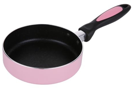 LALADEFIEE Non-stick Pfanne Rosa Induktionsgeeignete Bratpfanne Mit Honigwaben-edelstahlboden Kratzfeste Antihaftbeschichtung Hitzeisolierendem Griff Für Gas Elektroherde Geeignet
