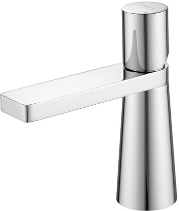 Vuadzren Wasserhahn für Badezimmer, Waschtischarmatur Kleiner Waschtischbatterie Messing für Gäst wc(chrom)