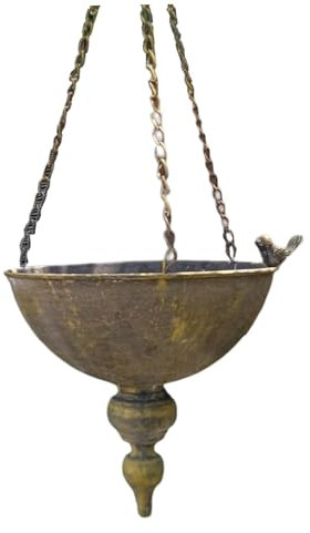 Hanging Pflanzer, hängende Blumentöpfe, 28 -Zoll -Eisen -Pflanzer mit Kettenhaken, Vintage -Pflanzenkörbe für Gartenhaus Veranda Outdoor -Dekor, Körbe