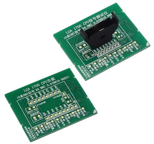 Desktop LGA1700 Tester Placas base Placa de carga Tarjeta de prueba Indicadores LED CPU Socket Tester Easy Installati