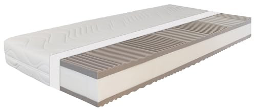 BeCo Matratze 90x200 cm Maxima Plus Taschenfederkernmatratze H5, Stiftung Warentest “GUT” (getestet in 90×200 cm H3, 10/2023), bis 180 kg belastbar