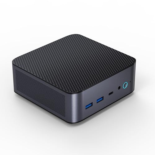 KINGDEL Mini computer desktop potente mini PC Ryzen 7 8745HS 8 core, 64 GB DDR5 RAM 2 TB NVMe SSD, grafica Radeon 780M, WF 6E BT5.3 2xRJ45 LAN 8K 7680x4320 triplo display DP/HD/Type-C W-11 Pro