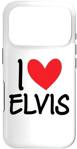 Hülle für iPhone 17 Pro I Love Elvis Name personalisiert Männer Guy BFF Freund Herz Jungen
