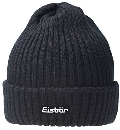 Eisbär RIPP Strickmütze (One Size - schwarz)
