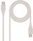 NanoCable 10.01.0303 - Cable USB 2.0, tipo A/M-A/M, macho-macho Beige, 2mts