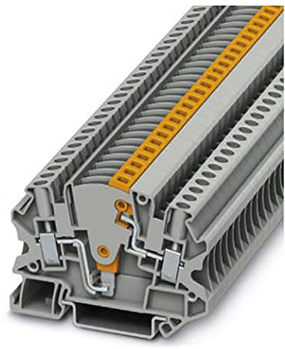 PHOENIX CONTACT UTME 4 Messwandler-Trennklemme mit Schraubanschluss, 2 Anzahl der Anschlüsse, AWG 26 - 10, 4mm² Nennquerschnitt, Grau, 50 Stück