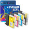 Tito-Express PlatinumSerie 4 Patronen XXL kompatibel mit Brother LC-980 XL | DCP 145 C 160Series 163C 165C 167C 190Series 195C 197C 365CN 370Series 373CW 375CW 377CW MFC 250C