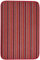Dandy by William Armes, Ios Stripe Indoor Washable Rug, Red, 100 x 67