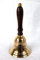 Glocke Tischglocke ca. 18 cm Ø 9 cm Messing Kapitän Handglocke