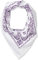 MasterDis Unisex Halstuch Bandana für Damen und Herren Stirnband, Kopfband, wht/pur, one Size