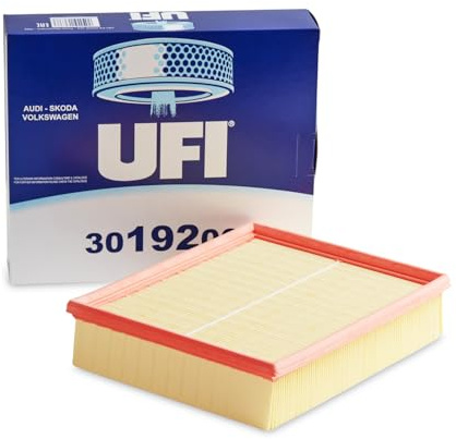 UFI Filters, Filtro de Aire 30.192.00 | de Recambio, Apto para Coches, Apto para Modelos de Volkswagen Passat, Audi A4, A6, Allroad, RS4, S4, S6, Skoda Superb