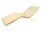 IND-70415-AUSL Liegenauflage Relax, Polsterauflage für Gartenliege mit Kreissteppung, 190 x 62 x 5 cm, Beige
