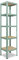 shelfplaza® 180x40x40cm HOME Schwerlastregal grün/Metallregal mit 5 Böden/Kellerregal Metall, Garagenregal, Werkstattregal oder Regal Lagerregal/Steckregal Metall mit 175kg Tragkraft