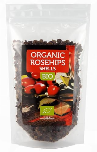 Conchiglie di Rosa Canina Biologica Essiccata, Vitamina C naturale, BIO 1 KG
