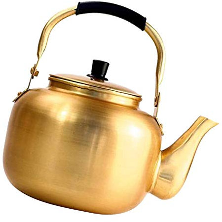 Tubayia 1L Aluminium Wasserkessel Kaffeekessel Teekessel Weinkessel für Haus/Hotel