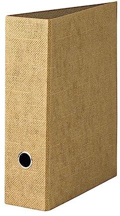 Rössler Papier 1317452600 - S.O.H.O. Ordner DIN A4 mit Hebelmechanik, Rückenbreite 85 mm, Special Line Hazelnut, 1 Stück