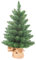 Mini albero di Natale da tavolo, 60 cm, albero di Natale artificiale con base in lino, per finestre, riunioni di famiglia, giardino