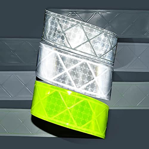 Orafol ORALITE GP 340 | Sicherheitsband für Warnbekleidung nach EN ISO 20471 : 2013 | stark reflektierend | zum Aufnähen | als 50m Rolle oder Meterware | Warnweste Warnschutz (meterweise; fluor-Lime)