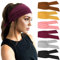 DRESHOW 6 Stück Damen Boho Stirnband Gedruckt Stirnbänder Verdrehtes Elastische Kopf Wickeln Haarschmuck