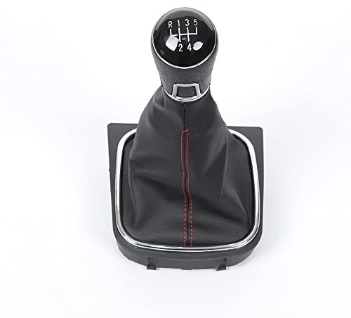 Aiuphing schaltknauf 5 gang, schaltmanschette Ersatz für VW Golf 5 6, 110 mm Lochdurchmesser
