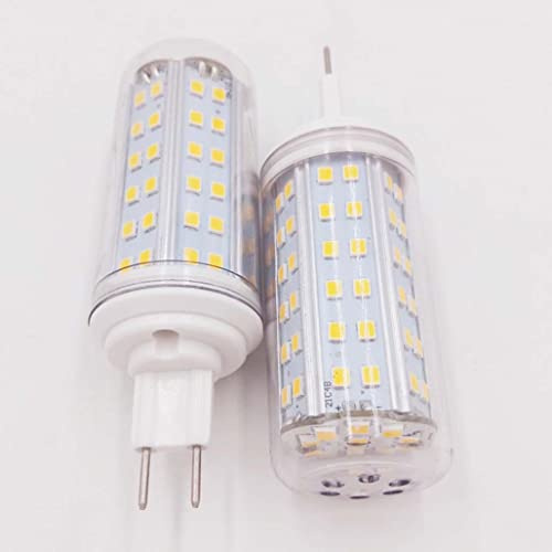 Lampadine LED G8.5, 10W (equivalente alogena 100W) Non dimmerabile SMD2835 Lampadina a mais LED 1000LM 85-265V per illuminazione domestica di lampadari, fascio di 360 gradi,Natural white,2 Pack