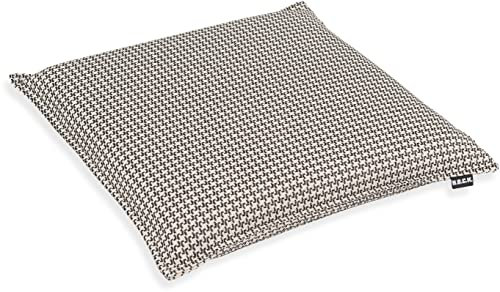 H.O.C.K. Bobo Kissen inkl. Füllung Dekokissen Sitzkissen Größen (Sitzkissen 40x40x4cm, schwarz)