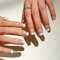Albiuev 24PCS Short False Nails with Glue Stickers,Coffin Full Cover Acrylic Nails Press on Nails no Glue,Silver Line White French Fake Nails Stick on Nails for Women and Girls Nail Art.