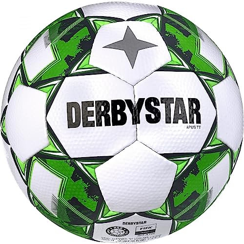 Derbystar Fußball Apus TT v23 Weiß/Grün Größe 5