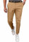 Meilicloth Anzughose Herren Chino Hose Chinohose Stretchhose Herren Baumwolle Sporthose Casual Freizeithose mit Enger Passform A Khaki 34