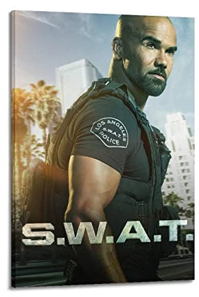VZRSQZK Poster für TV-Show, SWAT-Poster, dekoratives Gemälde, Leinwand-Wandposter und Kunstdruck, modernes Familienschlafzimmer-Dekor-Poster, 40 x 60 cm