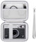 Supmay Hard Carrying Case for Fujifilm Instax Mini EVO 2-in-1 Photo Camera, Instax Mini Printer Travel Storage Case with Mesh Pocket Can Store USB Cables, Film or Other Small Accessories, Grey