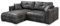 DOLAN Ecksofa mit Schlaffunktion in Lederoptik, Anthrazit - Moderne Eckcouch in L-Form mit Bettkasten - 247 x 90 (70) x 190 cm (B/H/T)