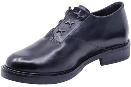 mjus Damenschuh T81107 aus schwarzem Leder, Schwarz , 40 EU