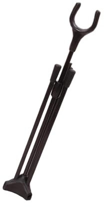 Harilla Compound-Bögen-Halter, Bogenhalter-Rack, zusammenklappbares Ziel, tragbar, stabil, Stativ-Rack, Abnehmbarer Compound-Bögen-Ständerhalter, Schwarz