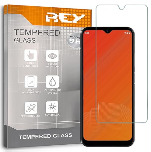 REY 2X Protector de Pantalla para ZTE Blade V30 Vita, Cristal Vidrio Templado Premium