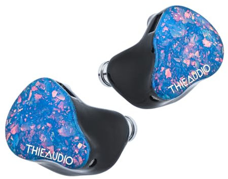 LINSOUL THIEAUDIO Hype 4 2DD+4BA In-Ear-Monitor, HiFi-IEM-Kopfhörer mit tonaler Ausgewogenheit, neuestem Sonion-Treiber, abnehmbarem 2-poligem versilbertem OCC-IEM-Kabel (Hype 4, Blau)