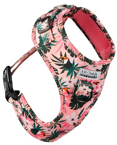 Hundegeschirr für große Hunde | Arizona Hotdogs Softgeschirr Tropicool (L)