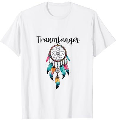 Traumfänger mit Federn Indianer Dreamcatcher Traumfänger T-Shirt