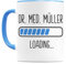 Tasse Medizinstudent personalisiert mit Namen Medizinstudium Geschenk Medizin Student Studentin Mediziner Kaffeetasse aus Keramik 330 ml (Blau)