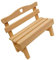 VICASKY 1 Stück Mini Stuhl Aus Holz Dekorative Bank Bank Aus Kiefernholz Deko Veranda Stuhl Figur Mini Bank Deko Figur Deko Für Zuhause Holzfigur Holzbank Raumdekoration