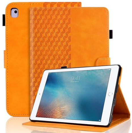 Vkooer Funda para iPad Pro 9.7 2016 (Modelo: A1673 A1674 A1675) Funda de Piel sintética de con función de Apagado y Encendido automático, Soporte de visualización multiángulo para iPad
