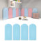 3D Wandpaneele Wandverkleidung Selbstklebend, PU Wasserdicht Wandpolster Kinderzimmer, Wandpaneele Gepolstert, Wandkissen Zum Aufhängen für Kopfteil Bett Ndkissen Kinderzimm (Blau)