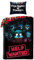 Halantex FIVE NIGHTS at FREDDY'S Bettwäsche-Set HELP WANTED - Wendbarer Bettbezug 140 x 200 cm mit Kissenbezug 70 x 90 cm - 100 % Polyester mehrfarbig FNAF