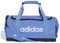 adidas Unisex Essentials Linear Duffel Bag, Blue Fusion/Black/White, S