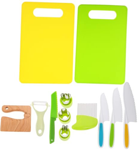 QUMIIRITY Kit De Couteaux pour Garçon Fille Montessori Jouets De Cuisine Simulée De Jouets De Découpe pour Tout-Petits Et Garçon Fille