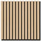 2 panneaux acoustiques placage bois naturel aspect chêne 52 x 52 x 2,2 mm