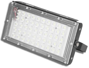Gsycle Luz de inundación LED LED de 50W, 12v súper brillante a prueba de agua de luz blanca al aire libre para al aire libre para el patio de jardines de los patios