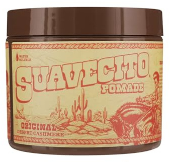 Suavecito Summer Original Hold Pomade, bietet mittel Halt und hohen Glanz, leicht auszuwaschen, Limited Edition Desert Cashmere Duft, 113g